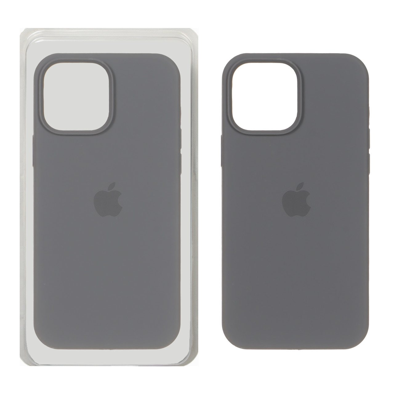 قاب سیلیکونی پاک کنی اورجینال Apple iPhone 13 Pro Max - خاکستری کد 1 (پک اصلی)