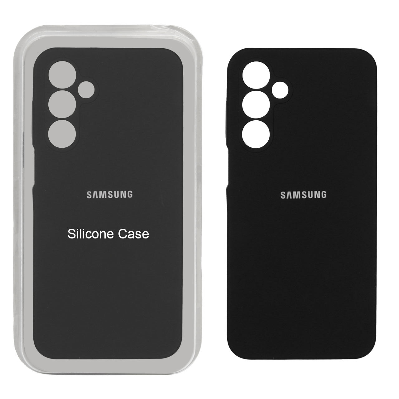 قاب سیلیکونی پاک کنی محافظ لنزدار اورجینال Samsung Galaxy A16 - مشکی (پک اصلی)