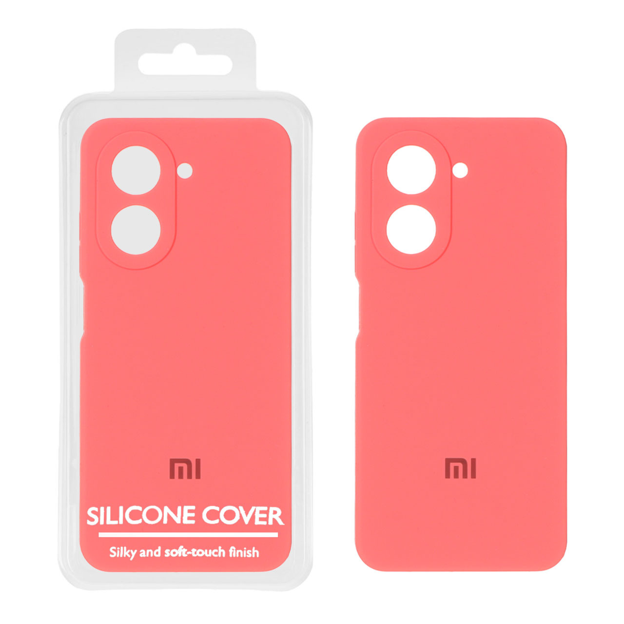 قاب سیلیکونی پاک کنی اورجینال Master Quality مدل Xiaomi Redmi A5 / Poco C71 - مرجانی (پک دار)