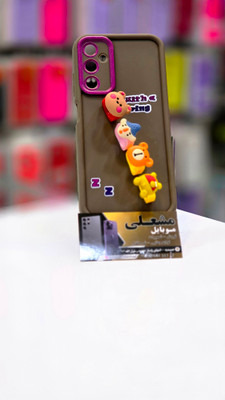 قاب Solid Case عروسکی انگشتی Samsung Galaxy A05s قهوه ای