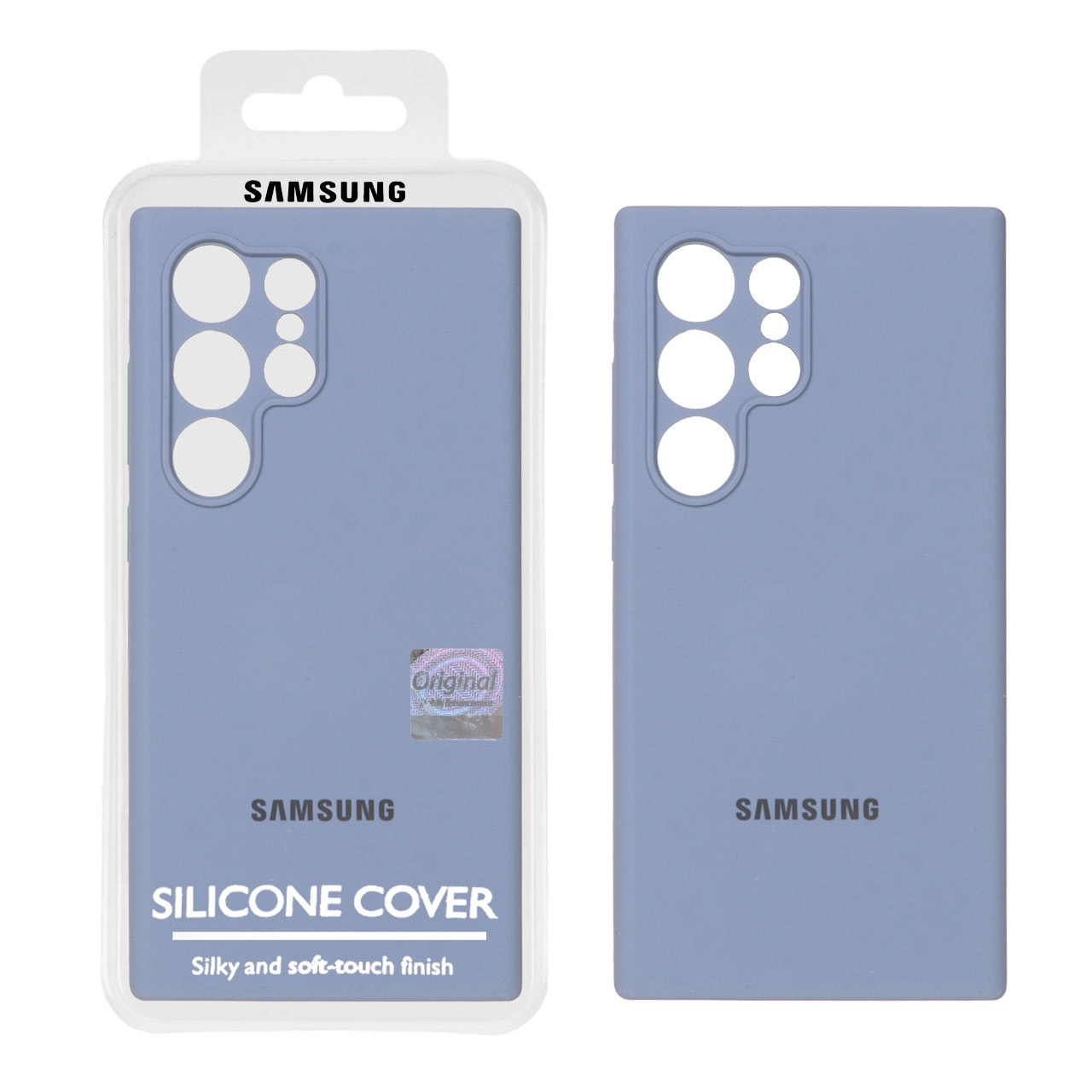 قاب سیلیکونی پاک کنی اورجینال Master Quality مدل Samsung Galaxy S24 Ultra - فیلی (پک دار)