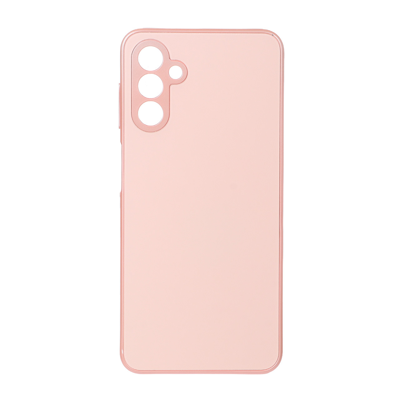 قاب محافظ لنزدار PVD دور براق Samsung Galaxy A04s / A13 5G / M13 4G / M23 / F13 - گلبهی
