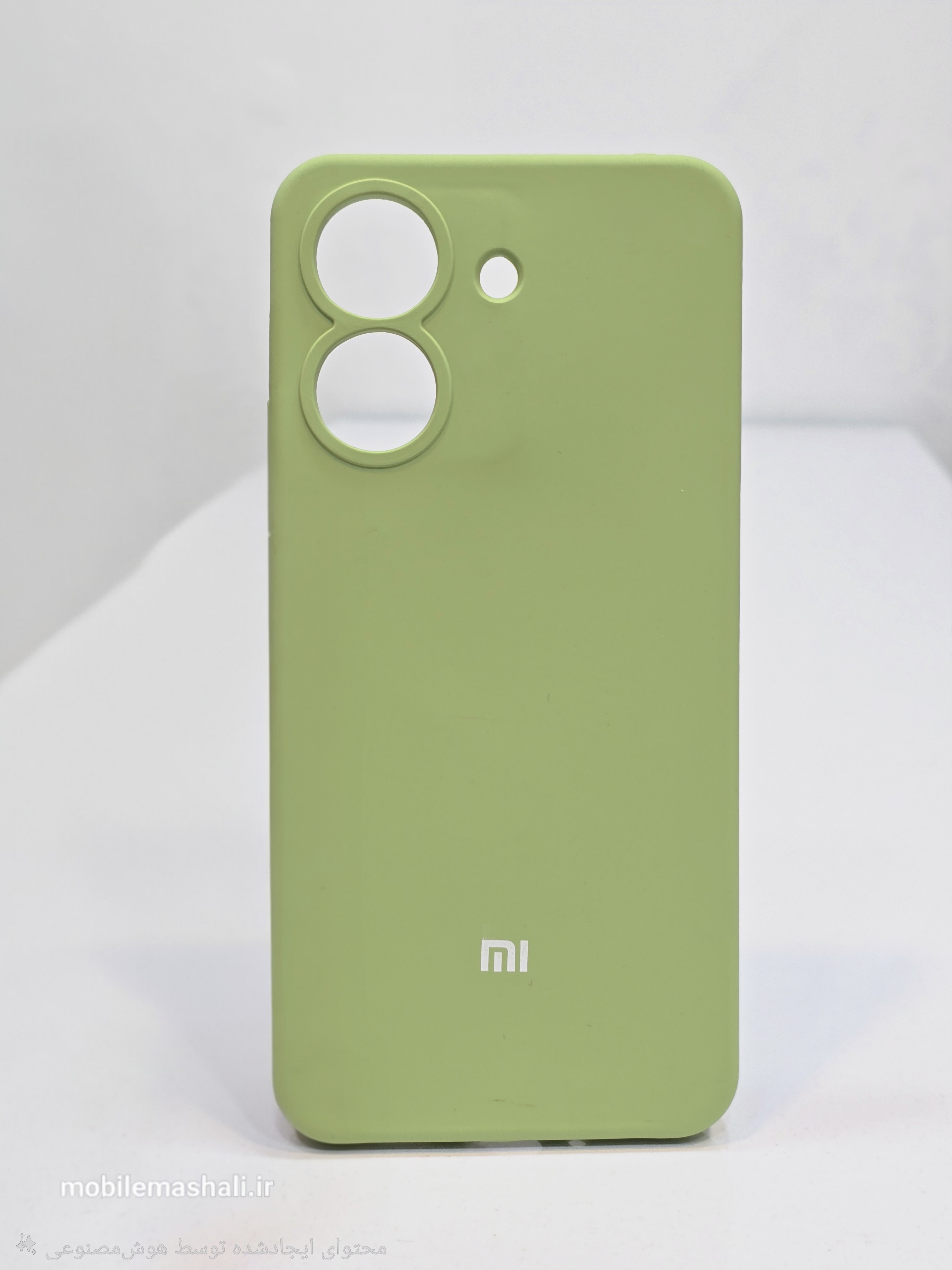 قاب سیلیکونی پاک کنی اورجینال درجه یک Xiaomi Redmi 13C / Poco C65 - سبز مغز پسته ای (پک دار) - NTC