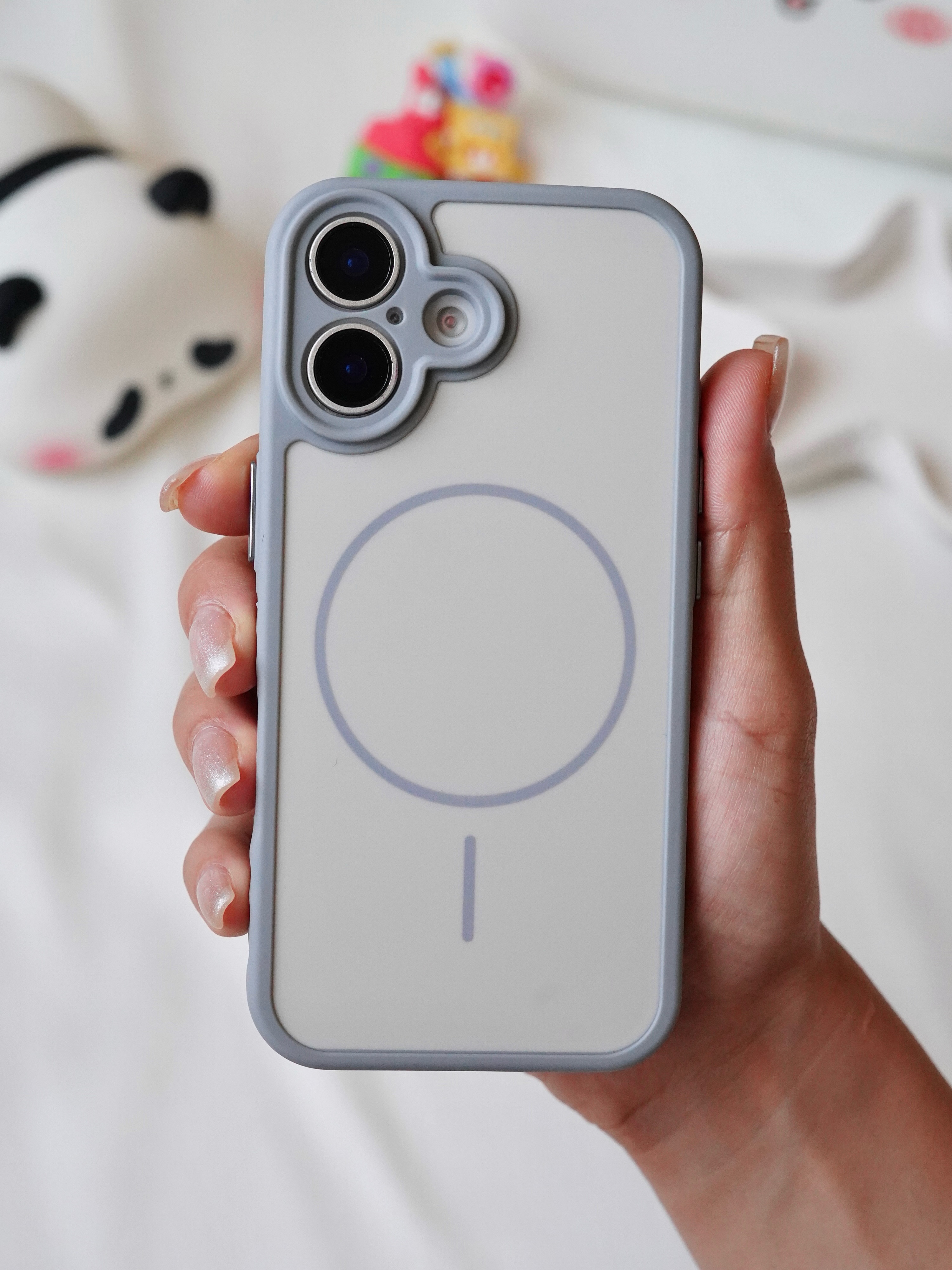 قاب Soft طرح مگ سیف محافظ لنزدار Xiaomi Redmi 13X / Redmi 13 4G / Poco M6 4G - کرم