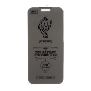 محافظ صفحه نمایش شیشه ای YongPoly 360 ESD Privacy بدون حاشیه توری دار Apple iPhone 17 Pro Max
