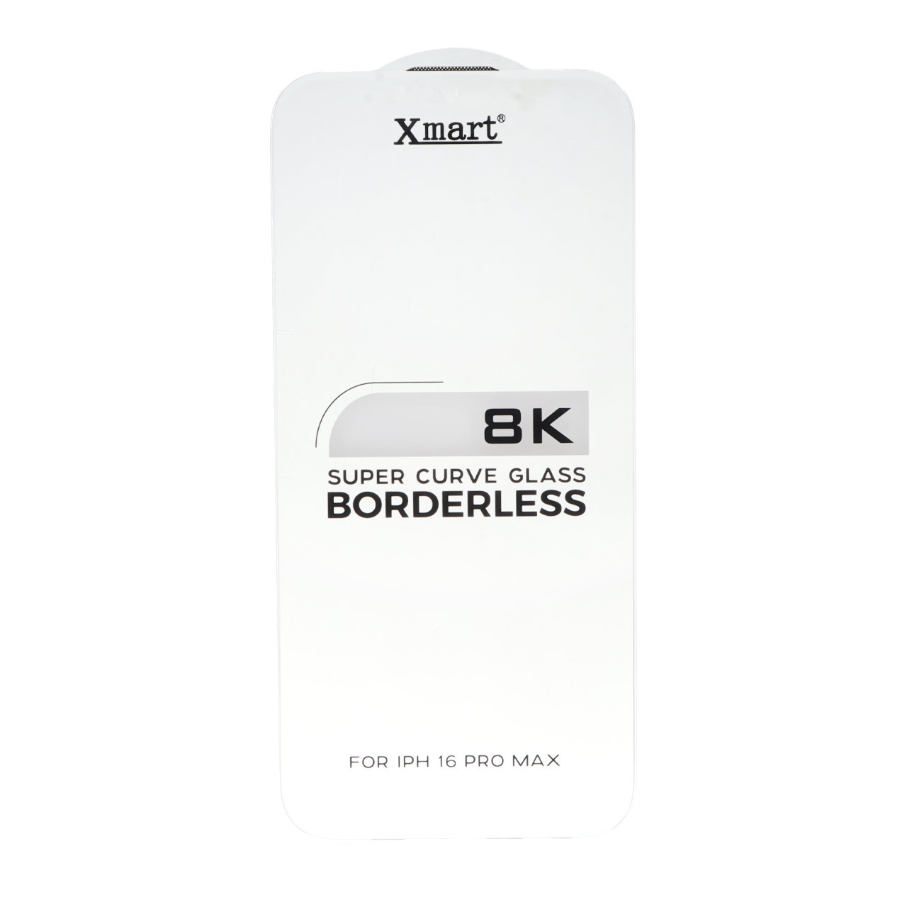 محافظ صفحه نمایش شیشه ای اورجینال بدون حاشیه XMART Super Curve 8K مدل Apple iPhone 16 Pro Max