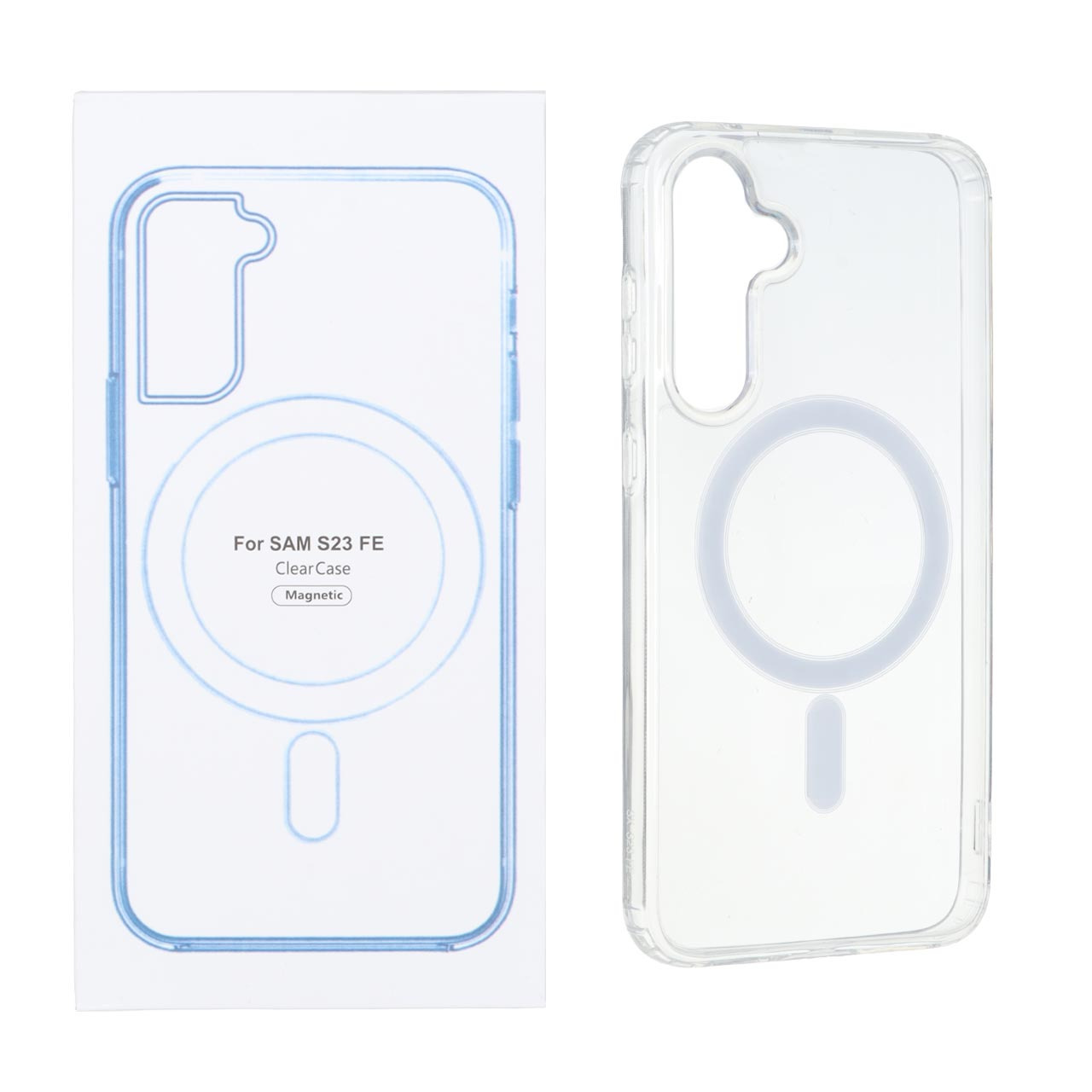 قاب شفاف Samsung Galaxy S23 FE با قابلیت شارژ MagSafe (پک دار)