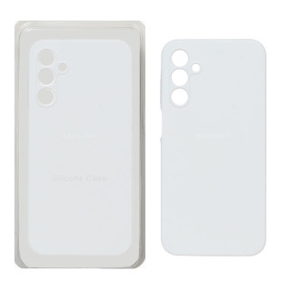 قاب سیلیکونی پاک کنی محافظ لنزدار اورجینال Samsung Galaxy A15 - سفید (پک اصلی)