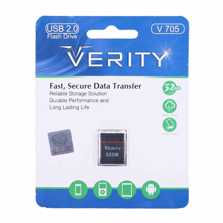 Verity V705 USB2.0 Flash Memory-32GB- مشکی